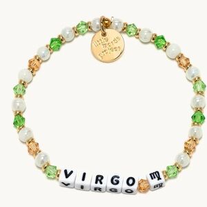 Virgo Beaded Bracelet with Gold Accents